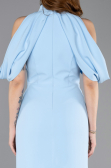 Tenue de Soirée Midi Bleu clair ABK2517