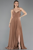 Robe de Soirée Longue Cuivre ABU5632