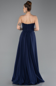Robe de Soirée Longue Bleu Marine ABU5682