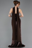 Robe Queue de Poisson Longue Squameuse Brun ABU5703