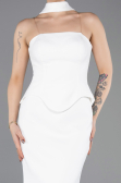 Robe de Soirée Longue Blanc ABU5735