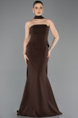 Robe de Soirée Longue Brun ABU5735