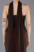 Robe de Soirée Longue Brun ABU5735