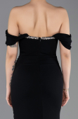 Robe Queue de Poisson Longue Noir ABU5740