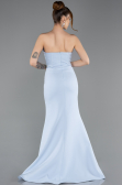 Robe de Soirée Longue Bleu clair ABU5747