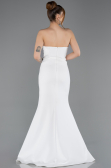 Robe de Soirée Longue Blanc ABU5747