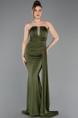 Robe de Soirée Longue Kaki ABU5746