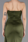 Robe de Soirée Longue Kaki ABU5746
