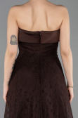 Tenue de Soirée Midi Dantelle Brun ABK2538