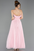 Tenue de Soirée Midi Dantelle Poudre ABK2538