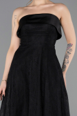 Tenue de Soirée Midi Dantelle Noir ABK2538