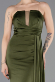 Robe de Soirée Longue Kaki ABU5746