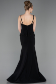 Robe Queue de Poisson Longue Noir ABU5760