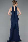 Robe de Soirée Longue Bleu Marine ABU5769