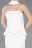 Robe de Soirée Longue Blanc ABU5774
