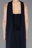Robe de Soirée Longue Bleu Marine ABU5774