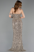 Robe De Soirée Squameuse Longue Vison ABU4842