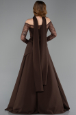 Robe De Soirée Longue Brun ABU5662