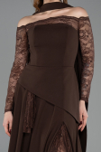 Robe De Soirée Longue Brun ABU5662