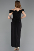 Robe de Cérémonie Midi Noir ABK2545