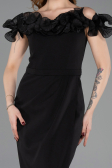 Robe de Cérémonie Midi Noir ABK2545