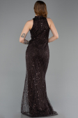 Robe De Soirée Longue Brun ABU4791