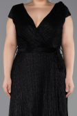 Robe De Soirée Grande Taille Longue Noir ABU5836