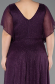 Robe De Soirée Grande Taille Longue Violet ABU5323