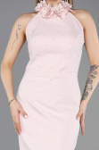 Robe de Cérémonie Midi Poudre ABK2551