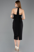 Robe de Cérémonie Midi Noir ABK2551