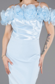 Robe de Cérémonie Midi Bleu clair ABK2553