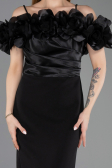 Robe de Cérémonie Midi Noir ABK2553