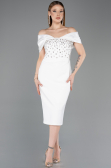 Tenue de Soirée Midi Blanc ABK2555