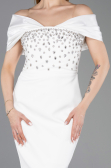 Tenue de Soirée Midi Blanc ABK2555