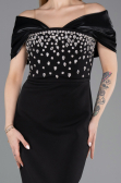 Tenue de Soirée Midi Noir ABK2555