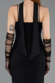 Robe de Cérémonie Midi Noir ABK2559