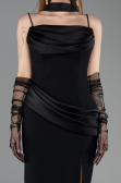 Robe de Cérémonie Midi Noir ABK2559