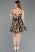 Robe de Cérémonie Courte Noir ABK2564