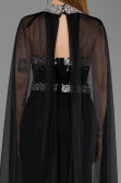 Robe Queue de Poisson Longue Noir ABU5866