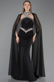 Robe Queue de Poisson Longue Noir ABU5866