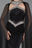 Robe Queue de Poisson Longue Noir ABU5866