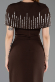Robe de Soirée Longue Brun ABU5889