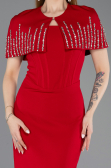 Robe de Soirée Longue Rouge ABU5889