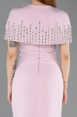 Robe de Soirée Longue Poudre ABU5889