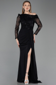 Robe de Soirée Longue Noir ABU5893
