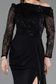 Robe de Soirée Longue Noir ABU5893