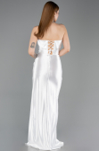 Robe De Soirée Longue Blanc ABU4944