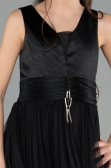 Robe De Soirée Enfants Longue Noir ABU2447