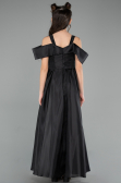 Robe de Soirée Enfants Longue Noir ABU5903