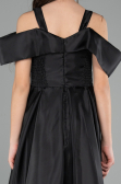 Robe de Soirée Enfants Longue Noir ABU5903